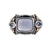 Sterling Silver Cushion Cut Moonstone Ring Size 6