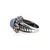 Sterling Silver Cushion Cut Moonstone Ring Size 6