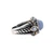 Sterling Silver Cushion Cut Moonstone Ring Size 6