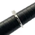 18K White Gold 1.56cttw Zircon 7 Stone Row Anniversary Birthstone Band Ring Size 7