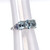 Sterling Silver Aquamarine Multi Stone Tanzanite Accent Ring Size 8