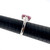 Sterling Silver Square Step Cut Pink Topaz Ring Size 8.75