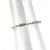 14k White Gold Round Cut Diamond Twisted Rope Stacker Band Size 7.25