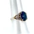 Sterling Silver Triplet Opal Ring Size 8.75