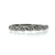 Sterling Silver Round Cut Twisted Diamond Stacker Ring Size 7