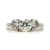 14K White Gold App 2.0cttw Three Stone Diamond Engagement Anniversary Ring Size 8