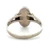 Sterling Silver Oval Abalone Split Band Into One Ring Size 9