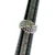 Sterling Silver Two Tone Cushion Cut Simulated Emerald Cocktail Ring Size 7