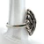 Sterling Silver Marcasite Ring Size 11