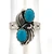 Sterling Silver Turquoise Ring Size  5