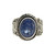 Sterling Silver Sapphire Signet Ring Size 7