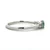 10K White Gold Round Cut Montana Blue Sapphire Diamond Accented Fashion Ring Size 6.75