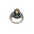 Vintage Inspired Sterling Silver Marquise Cut Citrine Cocktail Ring Size 6