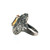 Vintage Inspired Sterling Silver Marquise Cut Citrine Cocktail Ring Size 6