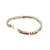 Sterling Silver Princess Cut Multi Stone Tennis Bracelet