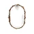 Sterling Silver Gold Tone Oval Cut Multi Stone Tennis Bracelet