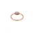 10K White Gold Round Cut Flush Set Diamond Eternity Stacker Size 7