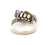 Sterling Silver  Multi Colored Stones Garnet, Peridot, Citrine, Blue Topaz, Amethyst Single Band Ring Size 6