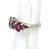 Sterling Silver Multi Stone Garnet, Amethyst, Blue Topaz, Peridot, Citrine Single Band Ring Size 5