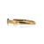 14k Yellow Gold Oval Cut East West Iolite Stacker Ring Size 7