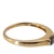 14k Yellow Gold Oval Cut East West Iolite Stacker Ring Size 7