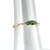 14k Yellow Gold Tsavorite Garnet Stacker Ring Size 6.75