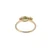 10k Yellow Gold Pear Cut Peridot & Diamond Accent Ring Size 6.5