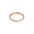 10k Yellow Gold Round Cut Diamond Stacker Ring Size 7