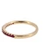 10k Yellow Gold Round Cut Ruby Stacker Ring Size 7