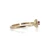 10k Yellow Gold Marquise Cut East West Set Ruby Halo Ring Size 7