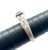 Sterling Silver Diamond Halo Two intertwine in one Band Ring