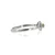 10k White Gold Marquise Cut East West Set Peridot Halo Ring Size 7