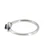 10k White Gold Marquise Cut East West Set Sapphire Halo Ring Size 6.75