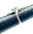 Sterling Silver Black Hills Gold Blue Topaz Thin Band Ring Size 7