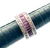 Sterling Silver Amethyst With Diamonds Wide Band Ring Size 6