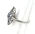 Sterling Silver Blue Topaz Multiple Stone Thin Band Ring Size 7