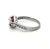 Sterling Silver Peridot, Garnet, Amethyst, Citrine CZ Stone Thin Band Ring Size 8