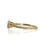 10k Yellow Gold Pear Cut East West Set Citrine & Diamond Accent Ring Size 6.5