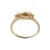 10k Yellow Gold Pear Cut East West Set Citrine & Diamond Accent Ring Size 6.5