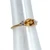 10k Yellow Gold Pear Cut East West Set Citrine & Diamond Accent Ring Size 6.5