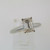 14k White Gold 1.01ct Certified Emerald Cut Solitaire Diamond Ring Size 7
