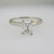 14k White Gold 1.01ct Certified Emerald Cut Solitaire Diamond Ring Size 7