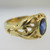 14k Yellow Gold Sapphire Ring Size 5 3/4