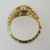 14k Yellow Gold Sapphire Ring Size 5 3/4