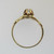 14k Yellow Gold European Cut Approx .10ct Diamond Ring Size 5
