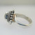 Sterling Silver Citrine Checkerboard Cushion Cut Ring Size 5.75