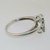 Sterling Silver Two Hearts Diamond Ring Size 6.75