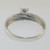 Sterling Silver Diamond High Set Ring Size 7