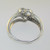 Sterling Silver Diamond Heart Ring Size 6.75