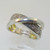 Sterling Silver Diamond Twist Overlap Ring Size 6